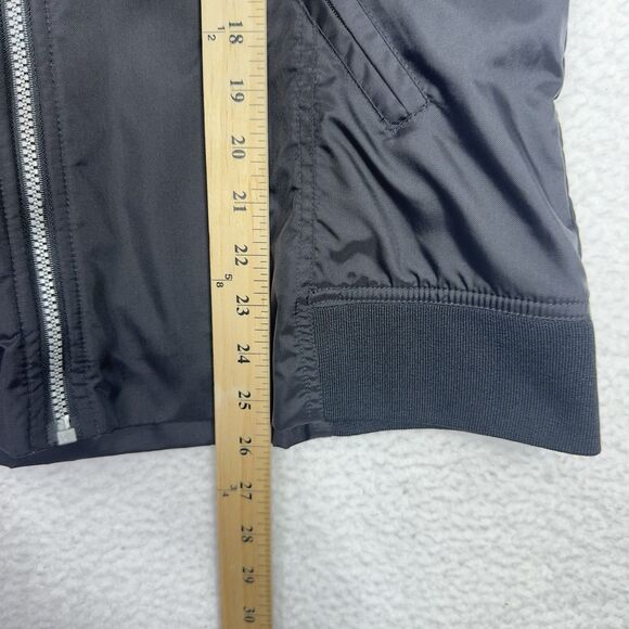 VTG Nike Track Jacket Youth Large (12-14) Black Red Windbreaker Full ZIp Lined - Picture 14 of 15